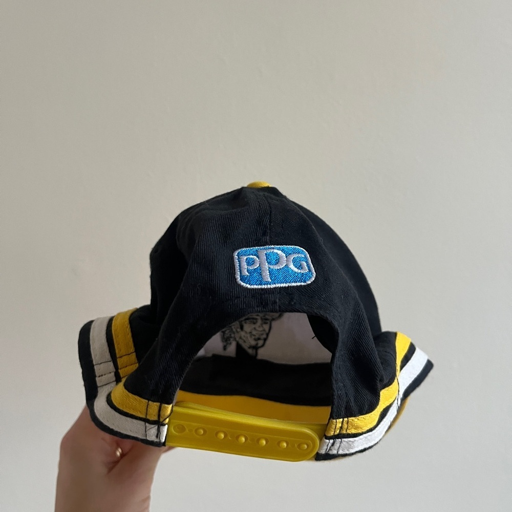 Pirates Logo Cap in Yellow and White - Picture 4 of 6